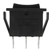 Rocker Switches Part 12V 3 Position Accessory Black