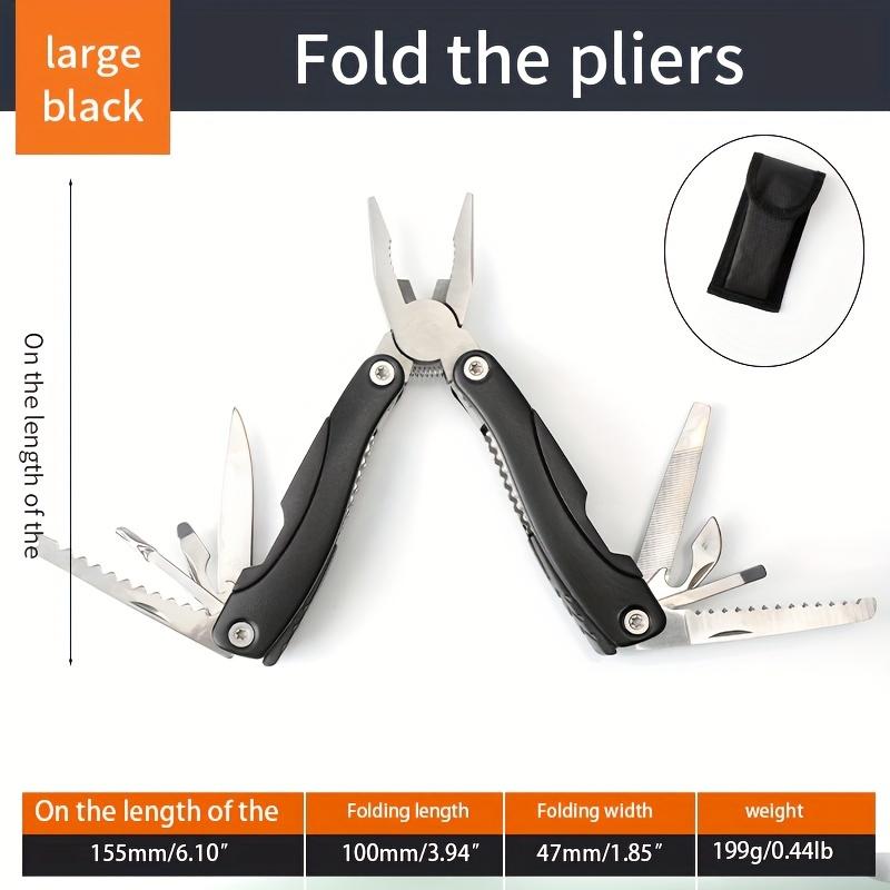 13 In 1 Multi Plier Folding Swiss Knife Pliers Hand Tool Screwdriver Multifunction Knife Tactical Knife Camping Multitools