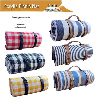 Alfombrilla de Picnic Impermeable Engrosada: Portátil, a Prueba de Humedad para Acampar al Aire Libre y Uso en Parques