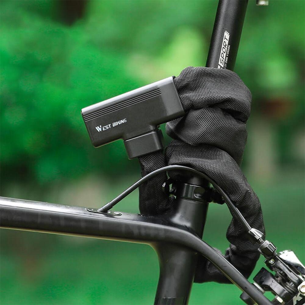 

Black Bicycle Lock Anti-theft Road Bike Lock WEST BIKING Chain Lock MTB