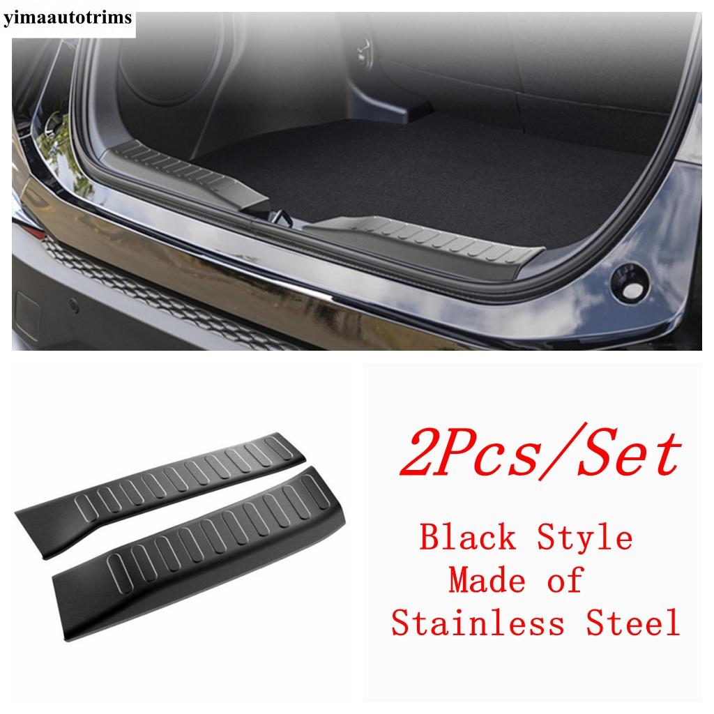 Car Rear Trunk Door Sill Guard Plate Threshold Panel Protective Decoration Cover Trim Accessories For Toyota C-HR CHR 2024 2025