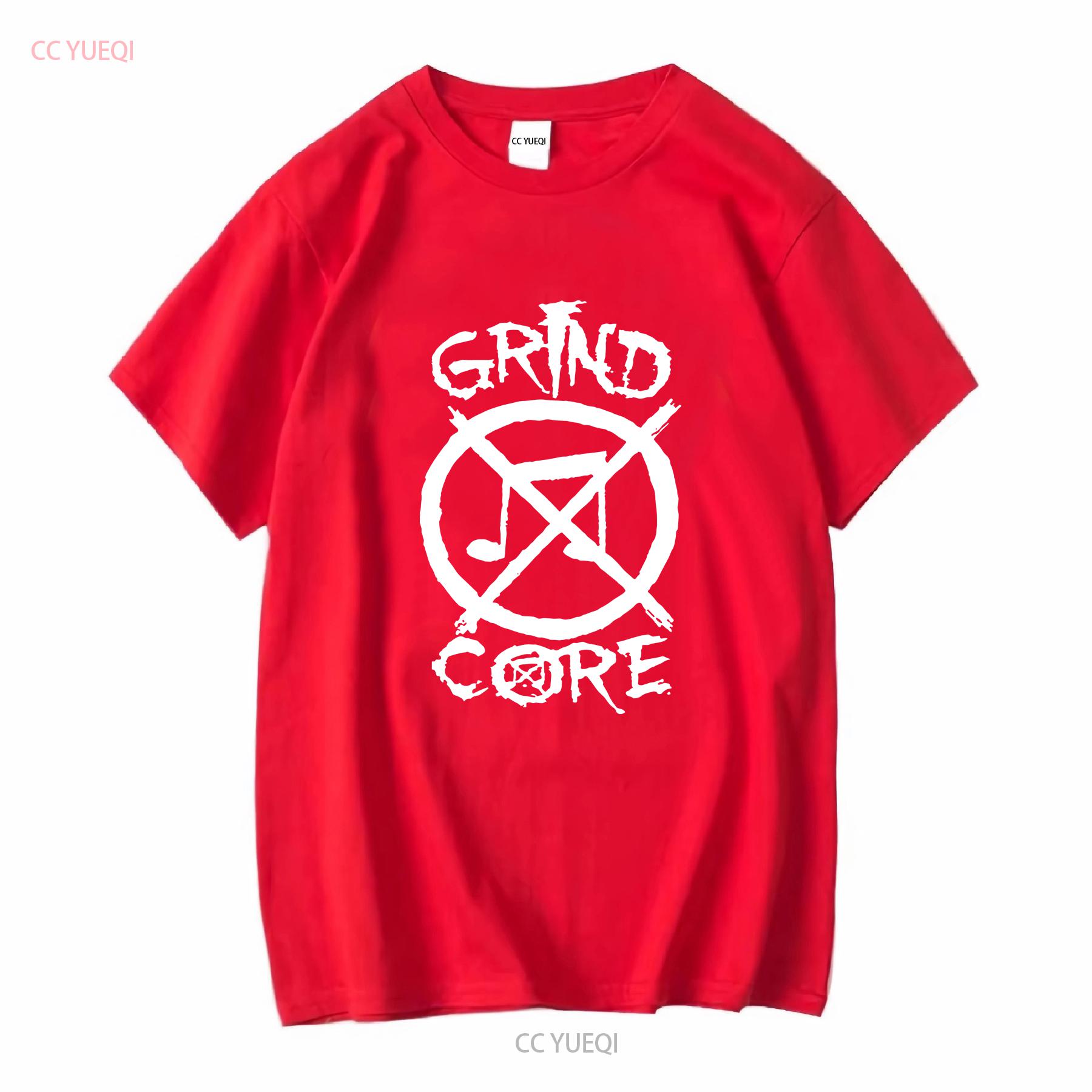 GRINDCORE Anti Music Official T shirt Terrorizer Pig Destroyer Nasum vintage Washed graphic Versatile Top For Everyday Wear S