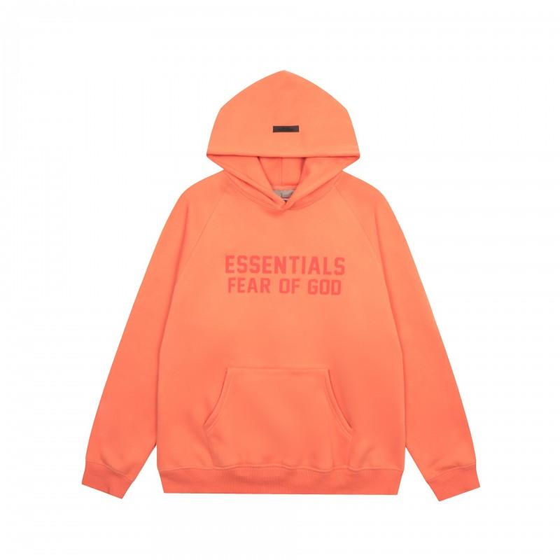 Felpa con cappuccio e stampa FOG Flocked ESSENTIALS, vestibilità larga, per giovani, casual