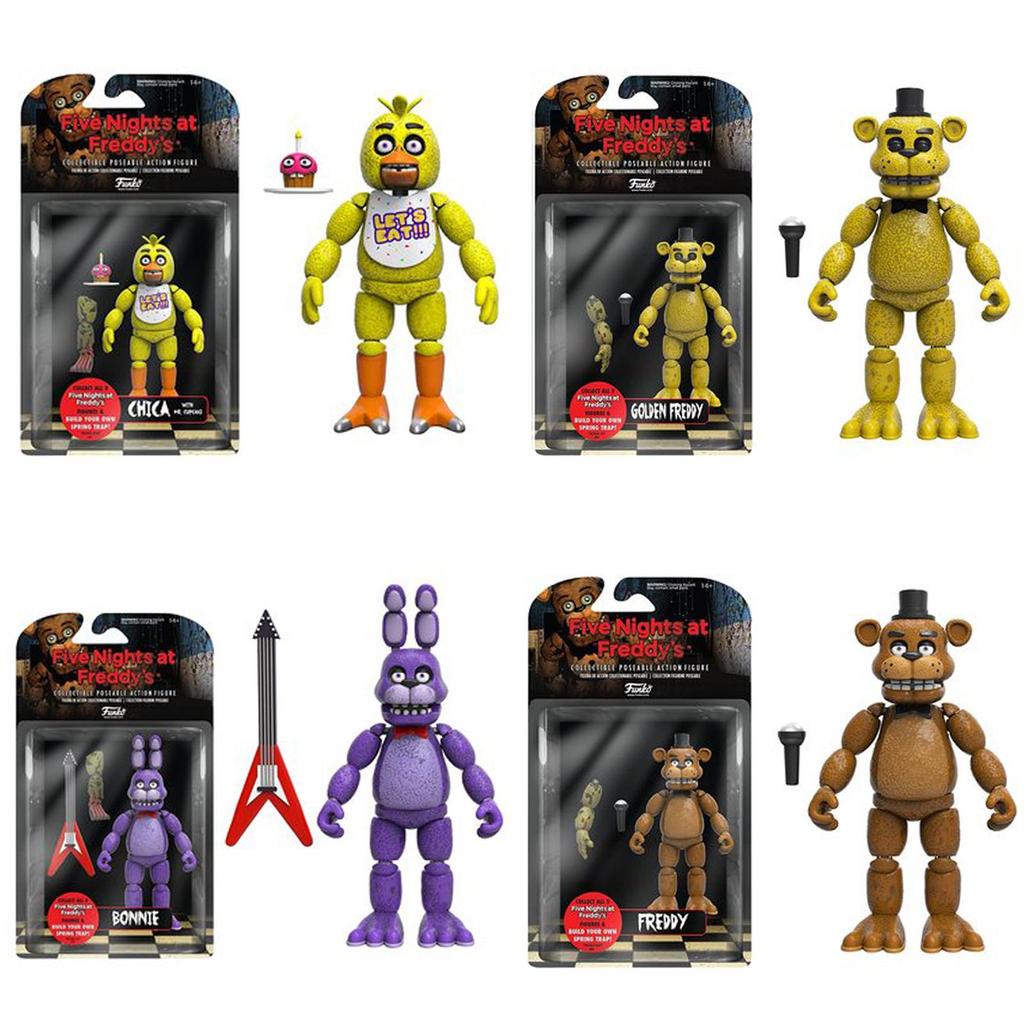 Fnaf Funko Five Nights At Freddy's Action Figure Articulated Golden Freddy For Kids
