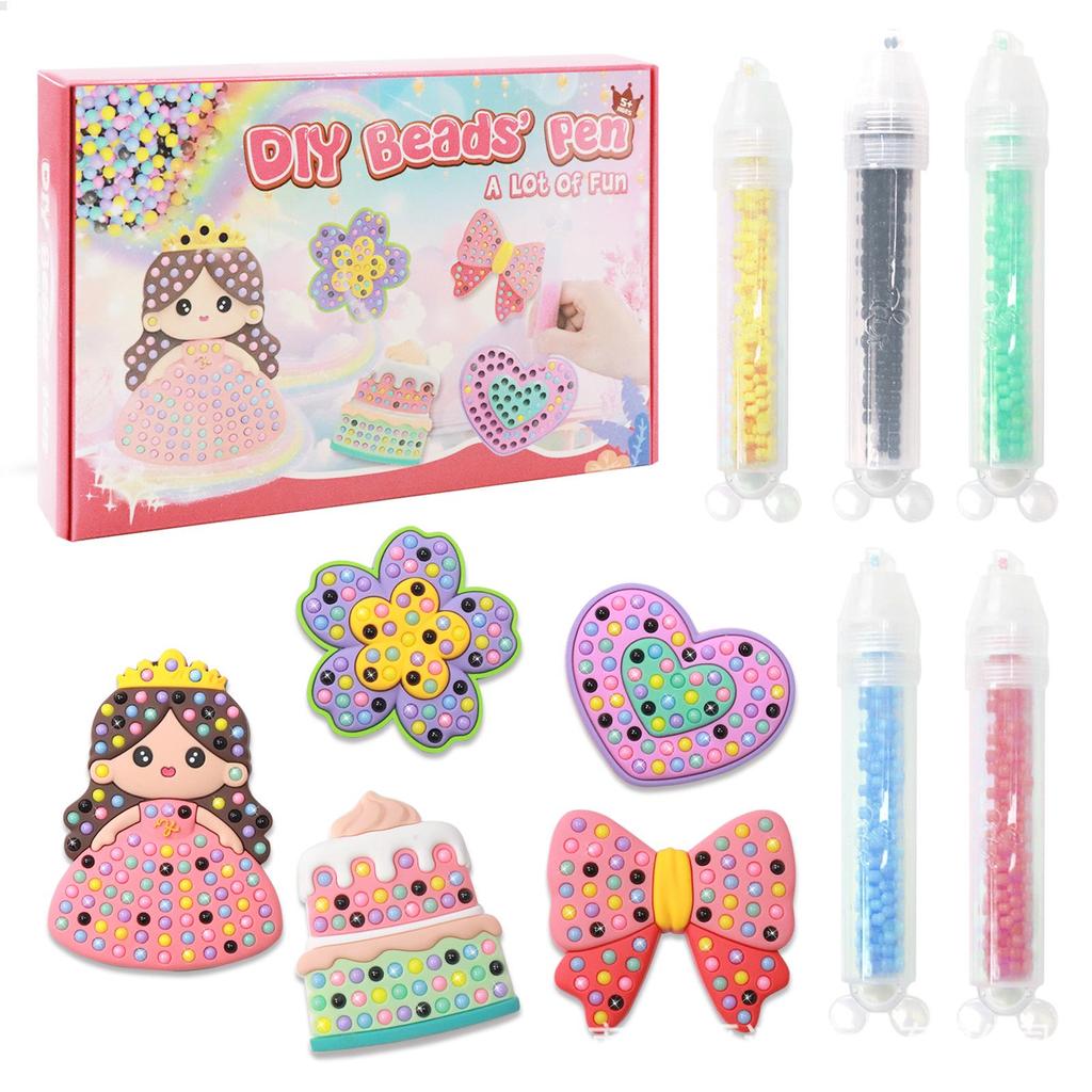 Colorful Cartoon Princess DIY Diamond Painting Stickers - Handmade Beaded Art Décor