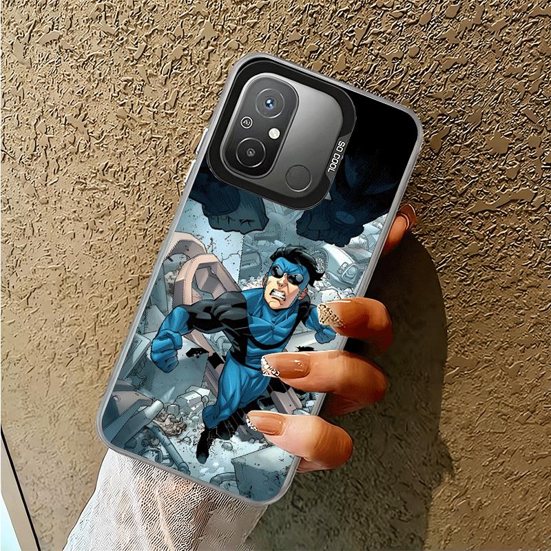I-Invincible Anime Shockproof Phone Case for Xiaomi Poco X7 X6 X5 X3 Pro F7 Ultra M8 Redmi 15C 15 14C 13C 12C 10C 13 12 10