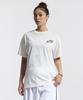 CREAM SODA LAB Basketball Short Sleeve T-Shirt Oversized Ivory Black