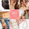 10-Grid Electroplated Bead Kit: Loose Beads for DIY Jewelry & Accessories