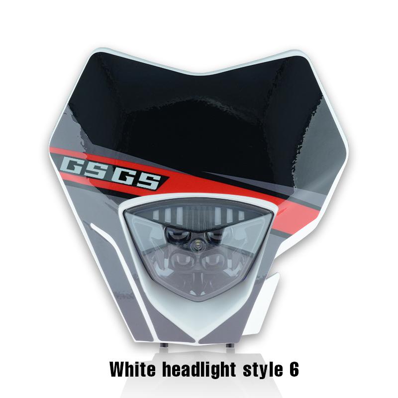 MCHMFG Motorcycle Crystal LED Headlight Headlamp For GASGAS - EC    Enduro Motorcycle