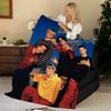 Music B-Backstreet B-Boys Throw Flannel Blanket, Soft Warm, Durable & Washable Cute Cool