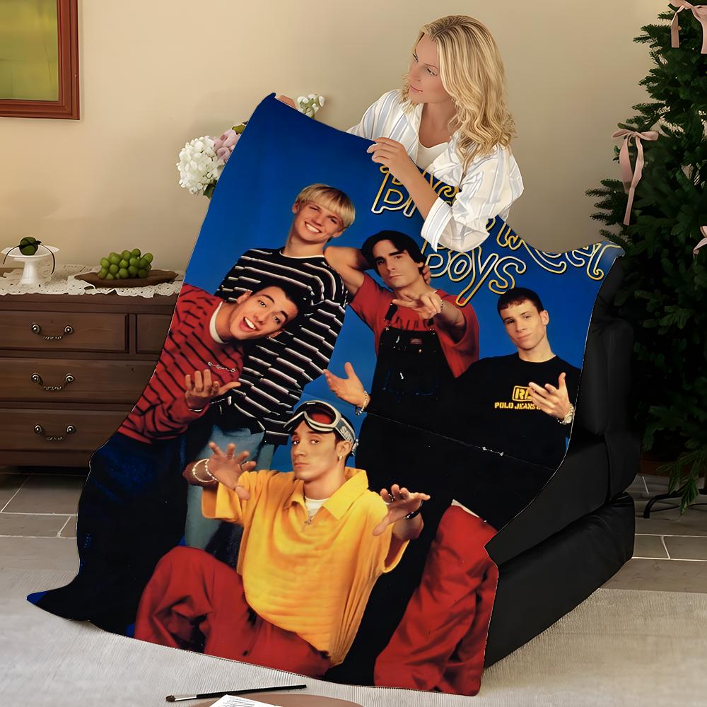 Music B-Backstreet B-Boys Throw Flannel Blanket, Soft Warm, Durable & Washable Cute Cool