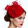 Elegant Hårband Dam Fascinator Huvudbonad Handgjort Håraccessoar För Bröllopsfester Och Temafester