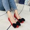 Summer Shoes Shoes Women'S Shoes Bow Flat Bottom Shallow Mouth Fish Mouth Mesh Jelly Single Shoes Sandals