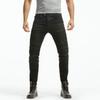 Motorradjeans Herren Retro und Alt Lässig Motorradhose, Elastische Radfahrer Ritter Anti-Drop Hose, Silikon Schutzausrüstung
