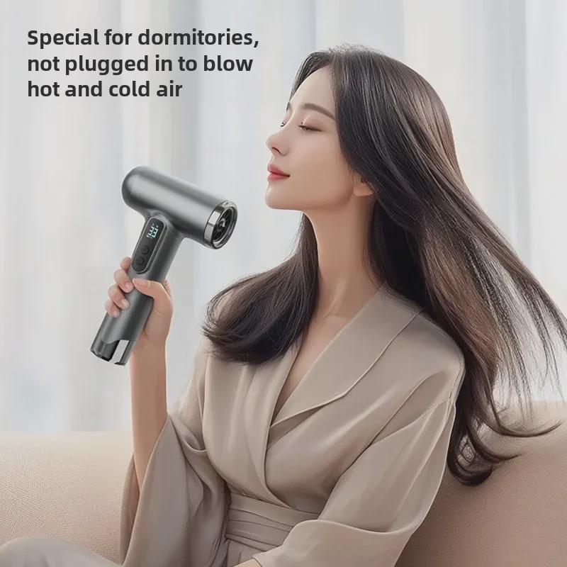 Blue Light Wireless High-Power Hair Dryer for Home & Dorm Use