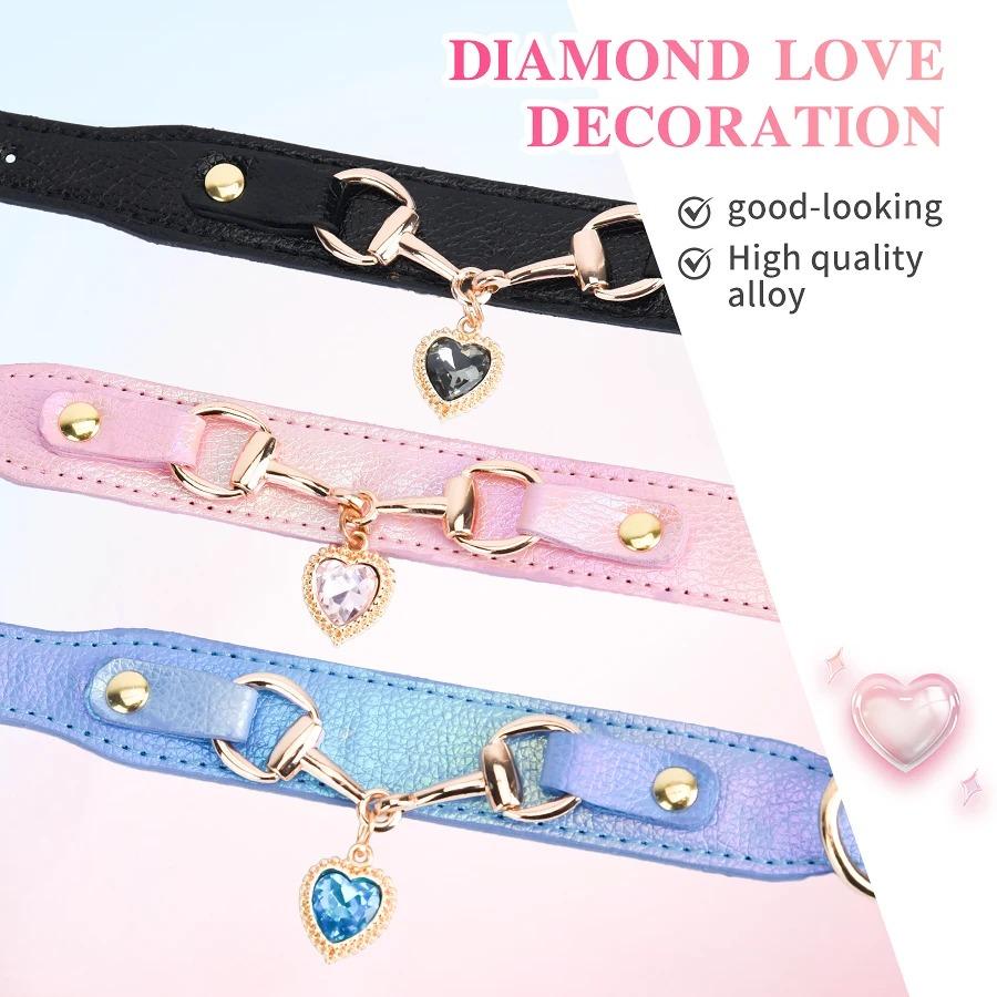 Articles for Dogs Pet Dog Accessories Collar Leash Trainings Supplies Luxury Material Small Harness Collars Large Pets Leather