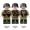 WII Military Figure Building Blocks: Weapons & Soldiers Toy Set for Boys