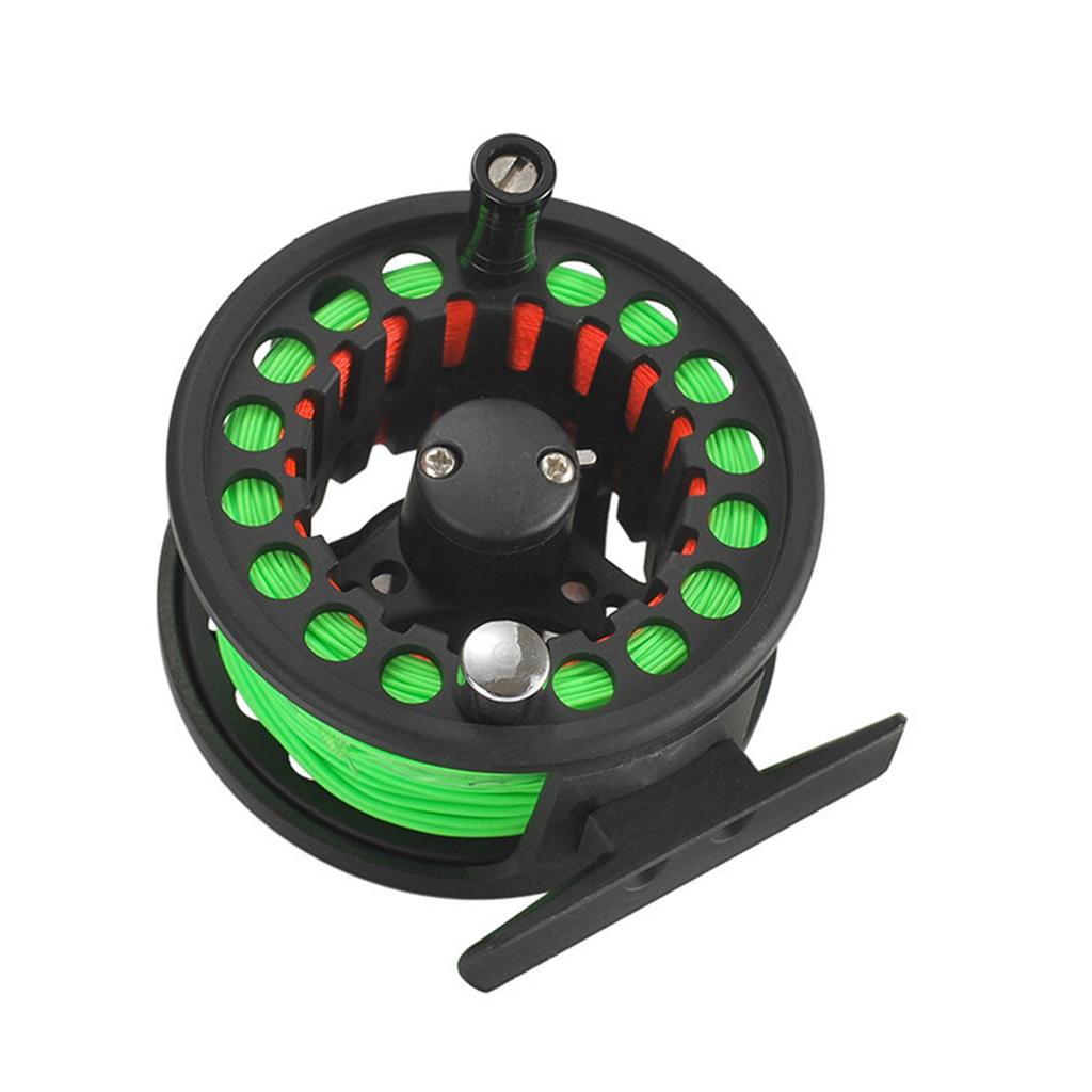 2+1BB Large Arbor Fly Fishing Reel Lightweight Machined Aluminum Alloy Fly Fishing Reel with Line