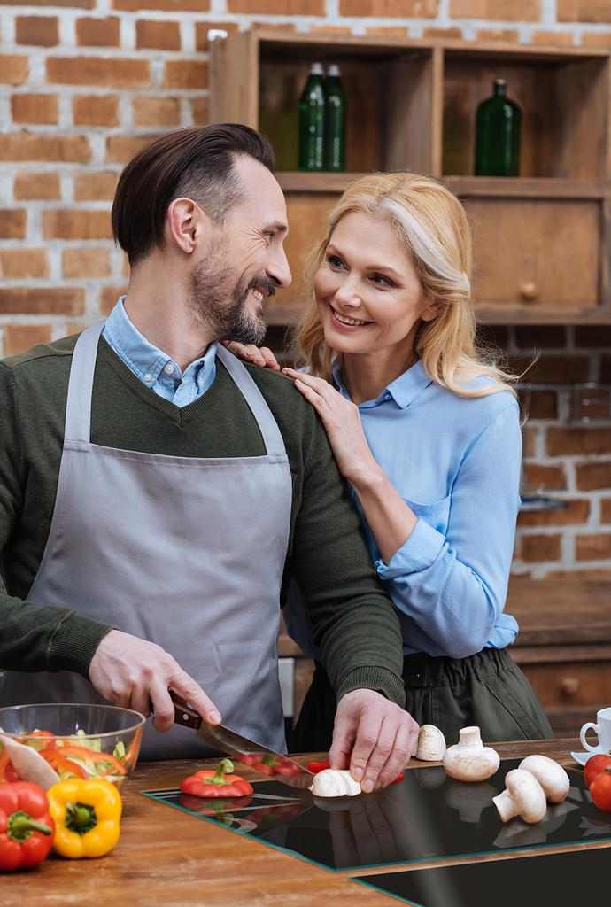 SZKLANA PŁYTA OCHRONNA NA KUCHENKĘ 85x52 KAWA