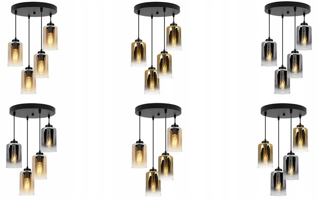 MODERN ELEGANT HANGING LAMP GLASS SHADE