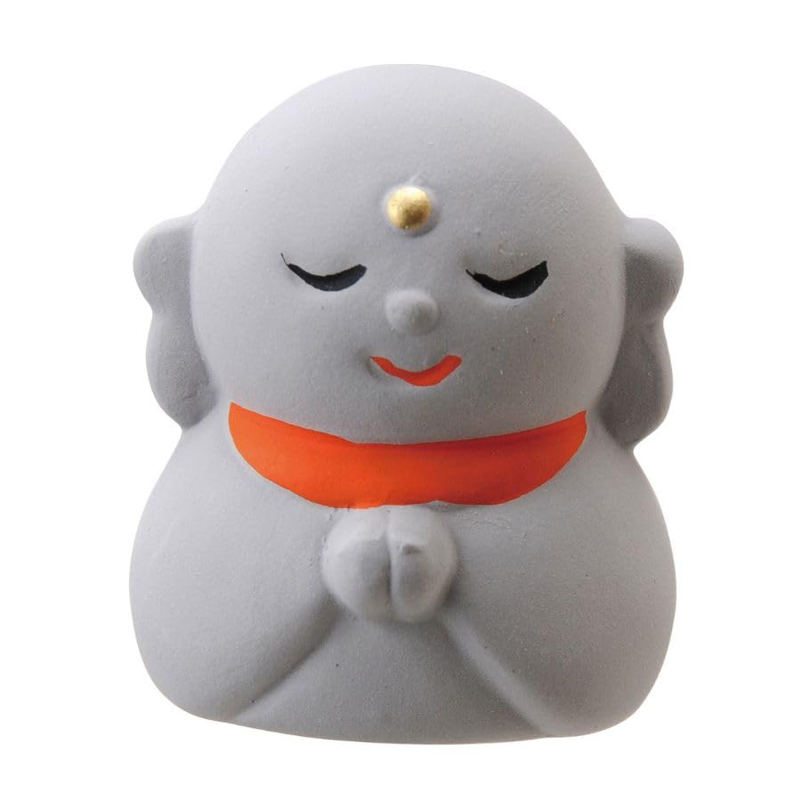 Seto Pottery Lucky Charm Jizo Statue of Ornament Made in Japan Co. (Set 24) Fortune-telling ST-SE-005