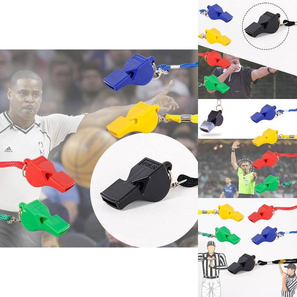 Profesionální rozhodcovská píšťalka pro basketbal a fotbal Bezjádrová, Materiál PVC, 4,8 cm x 2,2 cm