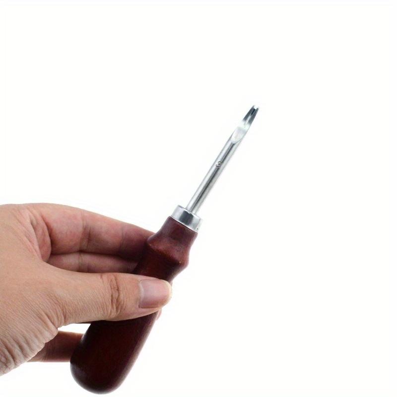 Lederkantenschärfer Schälmesser Schrägschneidemesser Schneiden Handwerkzeug mit Holzgriff DIY Werkzeuge