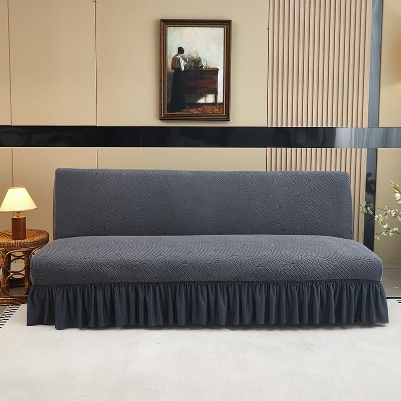 

Ленивый утолщенный пыленепроницаемый чехол для дивана, эластичный всеобъемлющий чехол для дивана-кровати без подлокотников, складной тканевый чехол для дивана Large 190-220cm