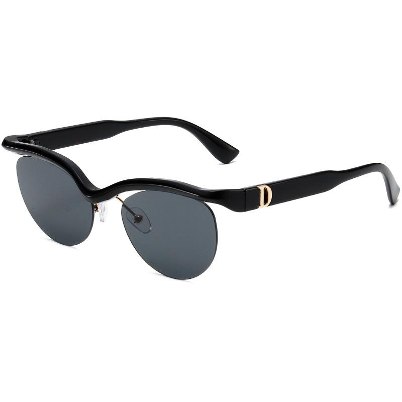 New Trendy Street Photography Korean Edition Eyebrow Luxury Sunglasses For Men Cool Personalized Sunglasses Women(Ds-8180)