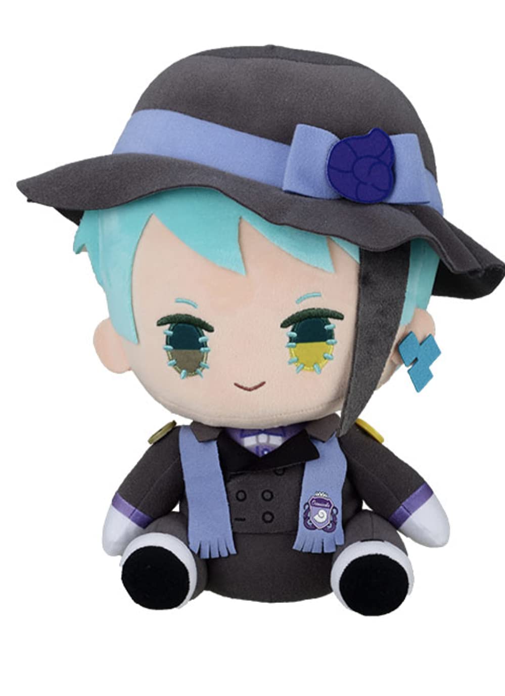 

Twisted Wonderland Твист Ручная работа Сидящая Плюшевая Игрушка Джейд Лич