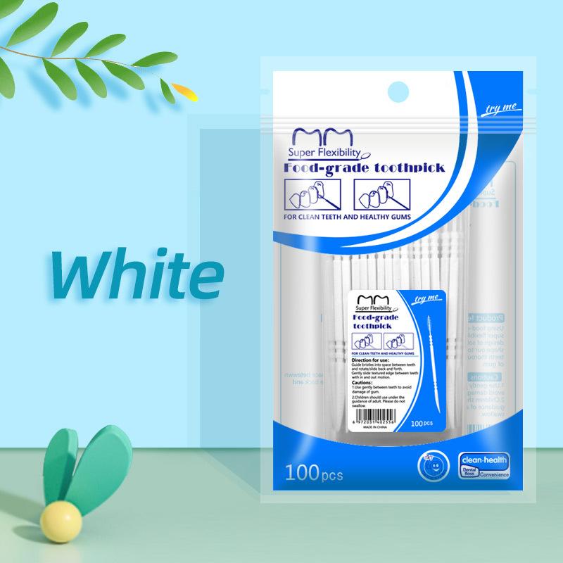 Fishbone-shaped 100-piece Boxed Double-ended Toothpicks