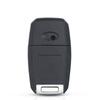 KEYYOU Flip Remote Car Key Shell For Kia Carens Ceed Rio Sportage Optima Sorento Cerato Soul Forte Seltos 2/3/4BNT Fob Housing