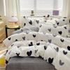 Bed Sheet Bedding Four-piece Set Thickened Brushed Quilt Cover Bed Dormitory Bedding Quilt Cover