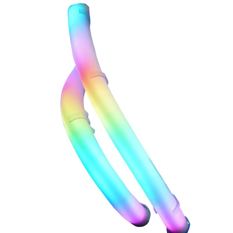 PC Water Cooled Radiators Tube Soft Tube ARGB Vest For CPU/GPU Water Coolers Tubing 5V3Pin ARGB Flexible Lighting Hose