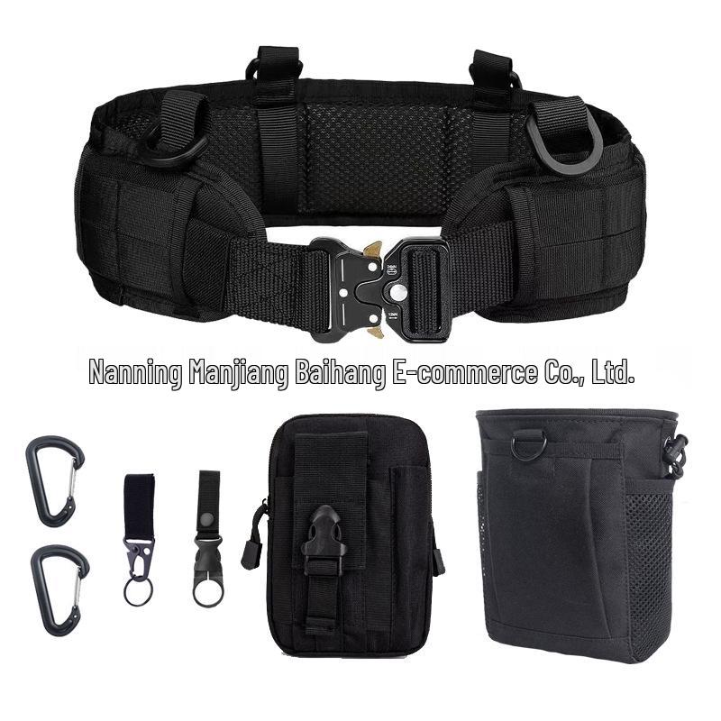 Tactical Outdoor Multifunction Waistband with Molle Accessories for CS Competitions