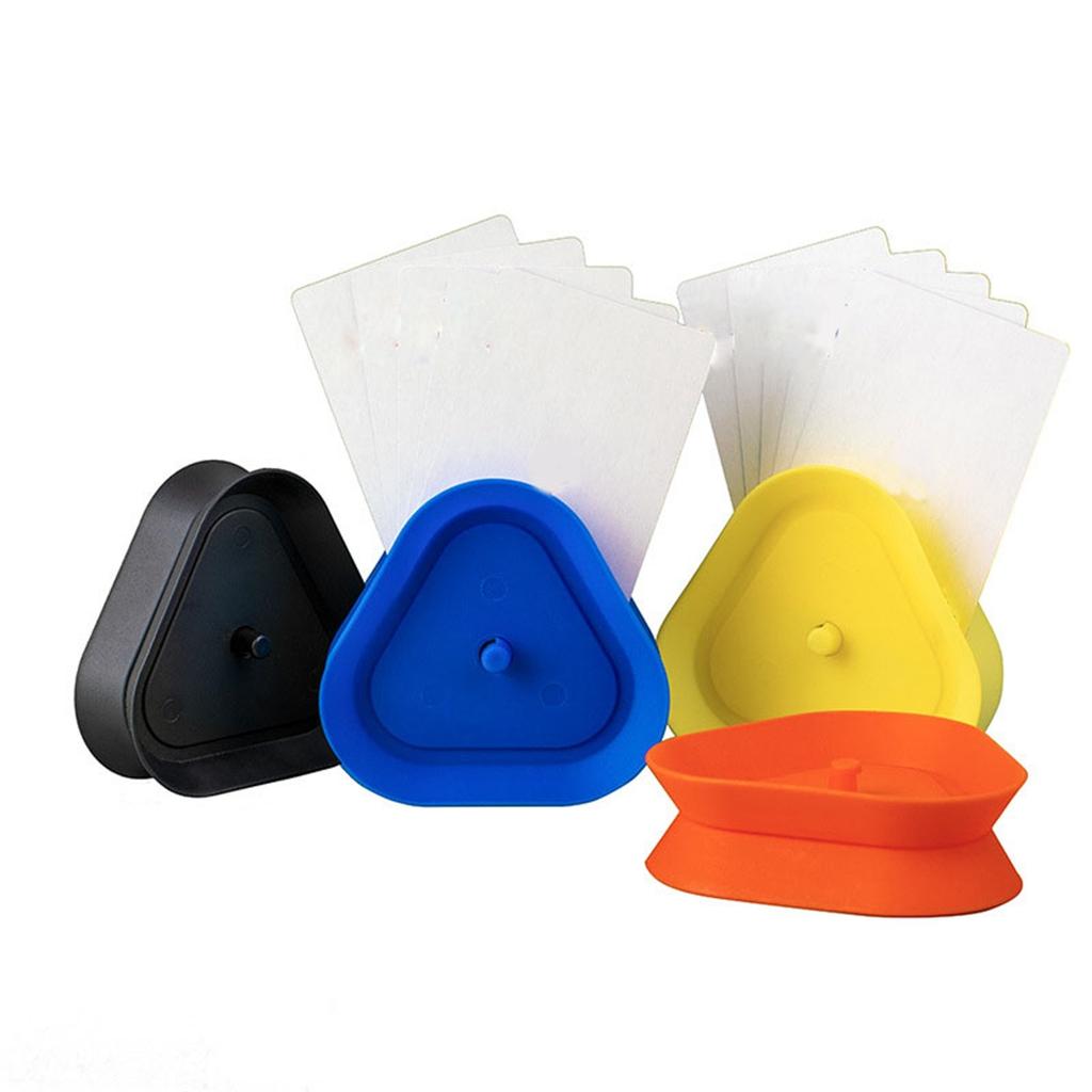 4 PC Hands Card Holder Triangular Playing Card Holder Poker Holder