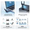 1800Mbps WiFi 6 AX1800 USB 3.0 Adapter Dual Band Network Card Antenna 2.4G/5Ghz Wireless USB Receiver Dongle Network Wi-Fi 6 For Laptop Win10/11