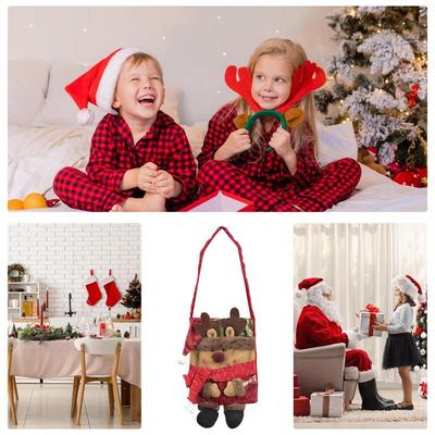 Weihnachtstüten Weihnachtssnacktüten Wiederverwendbare Verpackungstasche Für Geburtstag Bäckerei Halloween Ostern Thanksgiving Party