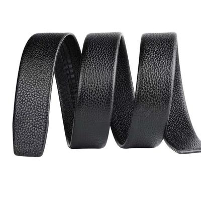 Leather Belt Without Buckle For Men No Buckle Belt Leather Automatic Belt Men Waistband Pant Belt Men Belt No Buckle
