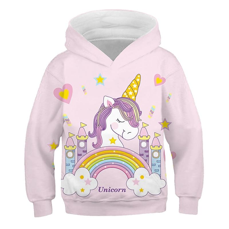 

Children s Fashionable Printed Hooded Sweatshirt Casual Sportswear 100