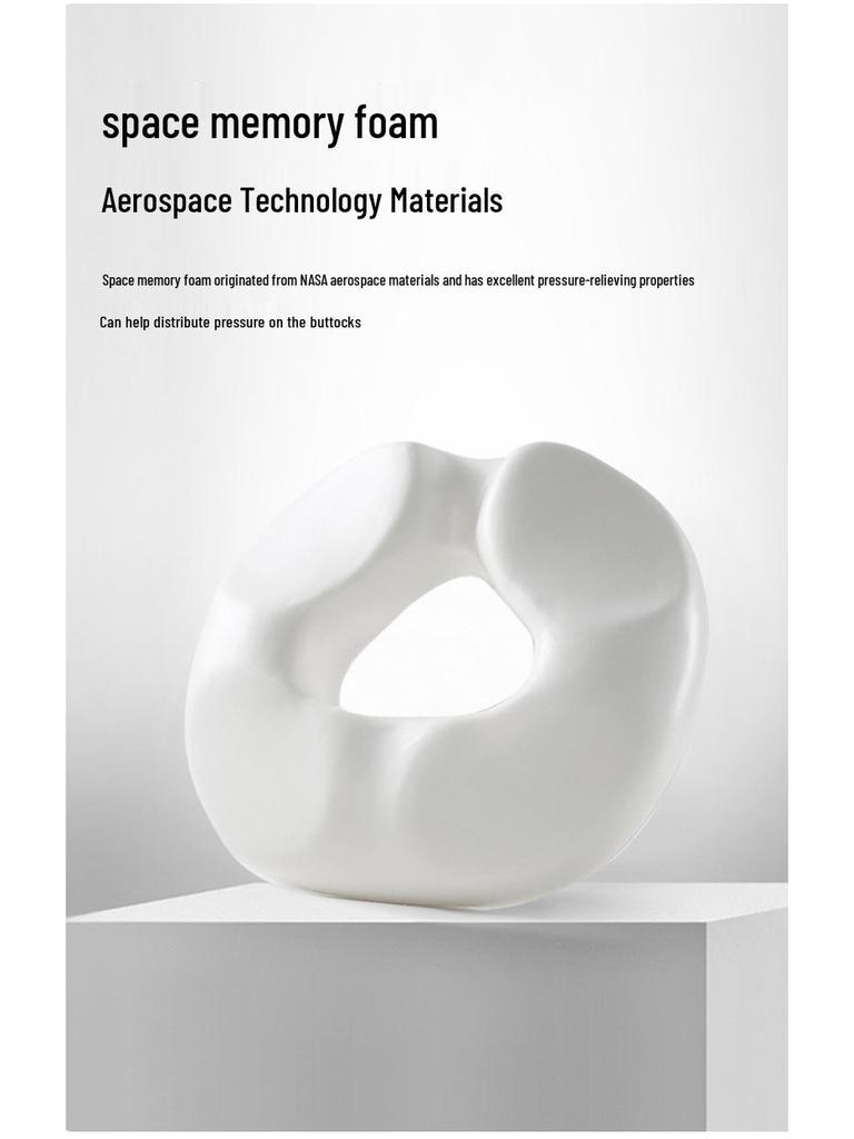 Memory Foam Seat Cushion for Hemorrhoid Relief, Pregnancy, Episiotomy, Coccyx Support, and Long Sitting Sessions