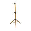 Tripod Mannequin Head Stand Cutting Braiding Tripod Hairdressing Wig Stand Golden for Barber Shops