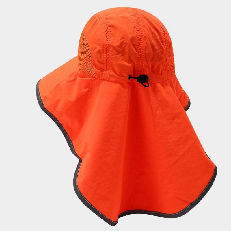Breathable Mesh Fisherman Hat For Daily Use Low Light Conditions High Visibility Reflective Hat For Outdoor Worker