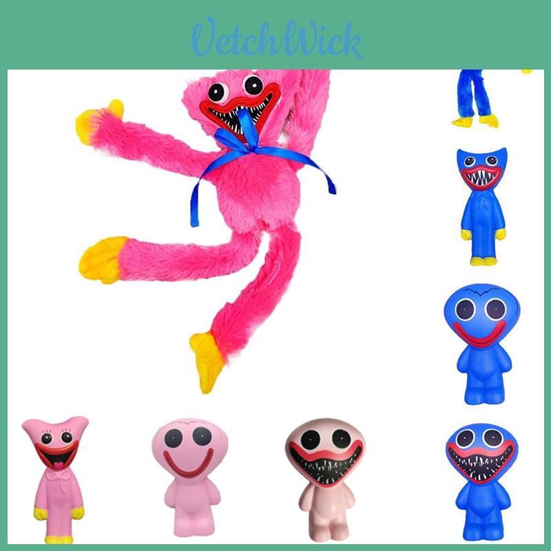Životaschopné panenky Huggy Wuggy a Kissy Missy z Poppy Playtime pro sběratele a fanoušky