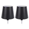 2pcs Cordless RGB Bottle Lamp Stylish Minimalist Embedded Touch Control Rechargeable Wine Bottle