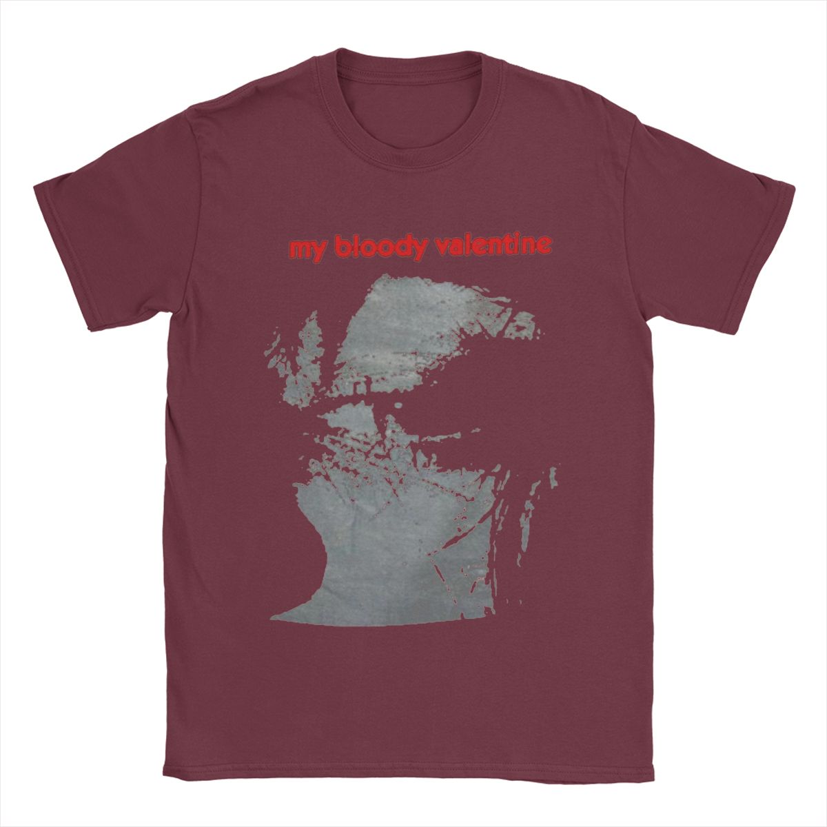 

My Bloody Valentine Накорми меня своим поцелуем Мужские футболки из чистого хлопка Винтажные футболки Футболка с круглым вырезом Подарок на день рождения XXXXXL