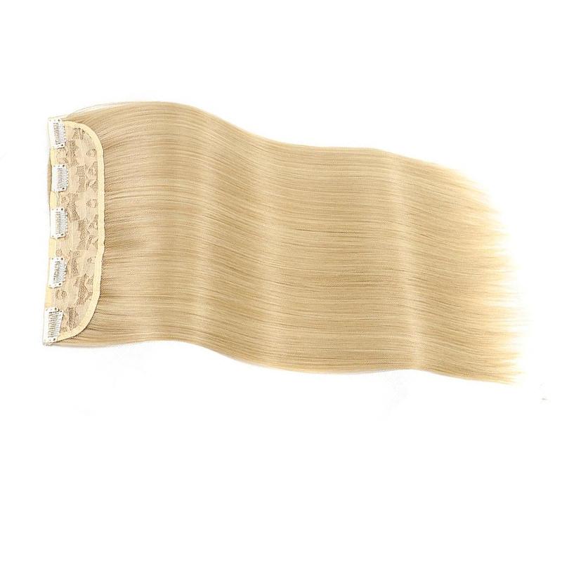 LISI волосы женские натуральные длинные прямые волосы наращивание парик 5 зажимов — фото 17