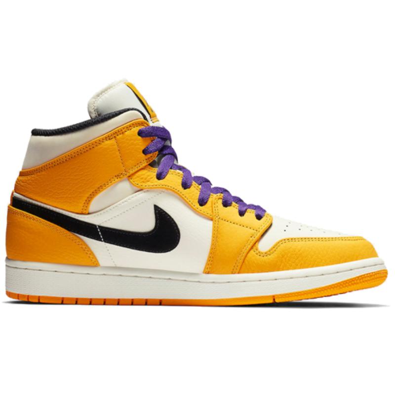 Air Jordan 1 Mid 'Lakers Gold' Jordan 852542-700