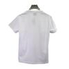 Maglia da Badminton Unisex a Manica Corta con Girocollo e Stampa a Lettere, Vestibilità Larga