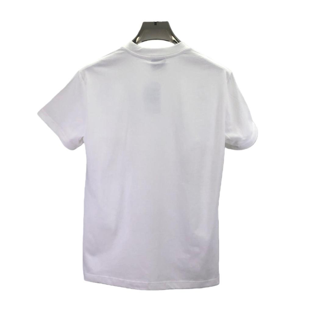 Maglia da Badminton Unisex a Manica Corta con Girocollo e Stampa a Lettere, Vestibilità Larga
